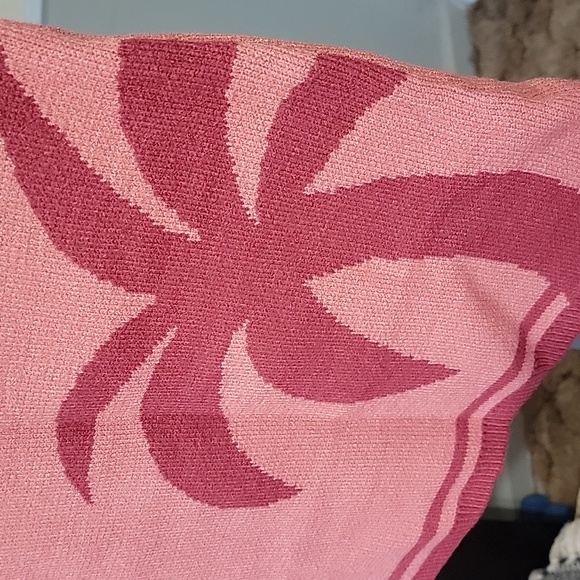 Miss Sparkling Pink Palm Tree Knit Skirt Size XL - Picture 5 of 6